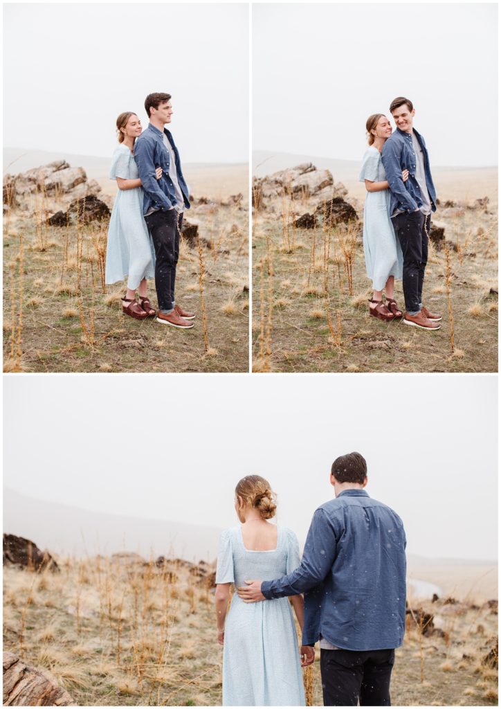 Utah Couples Session on the Great Salt Lake. Lifestyle Photography by Mary Horne Nelson. 