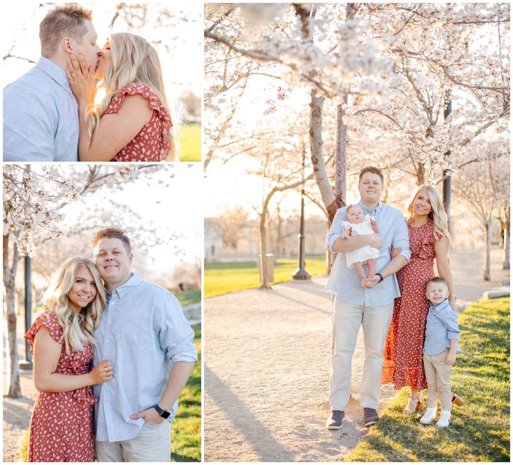 Utah Extended Family Photographer, Cherry Blossom Family Session, Utah Lifestyle Photographer, Shoot