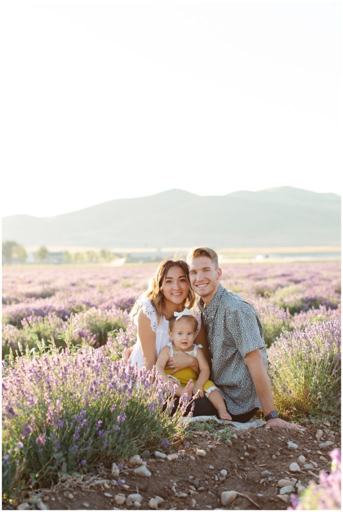 Golden Family Photos in Lavender fields of Mona Utah. Utah Lifestyle Family Session in the Young Living Lavender Fields. Mary Horne Nelson, 2021