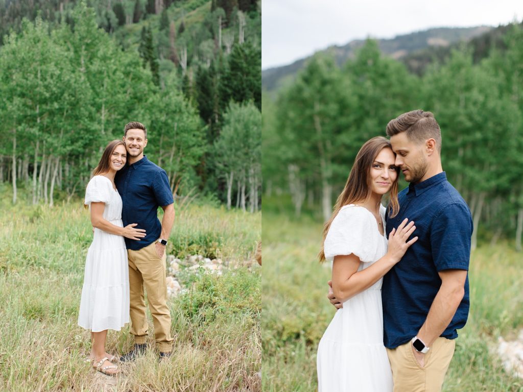 Family Photos in a grove of Aspens in Salt Lake City Utah. Photo by Mary Horne Nelson.