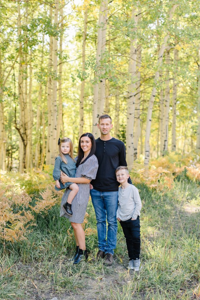 Little Cottonwood Canyon Family Photos. Utah Fall Family Photos by Mary Horne Nelson.