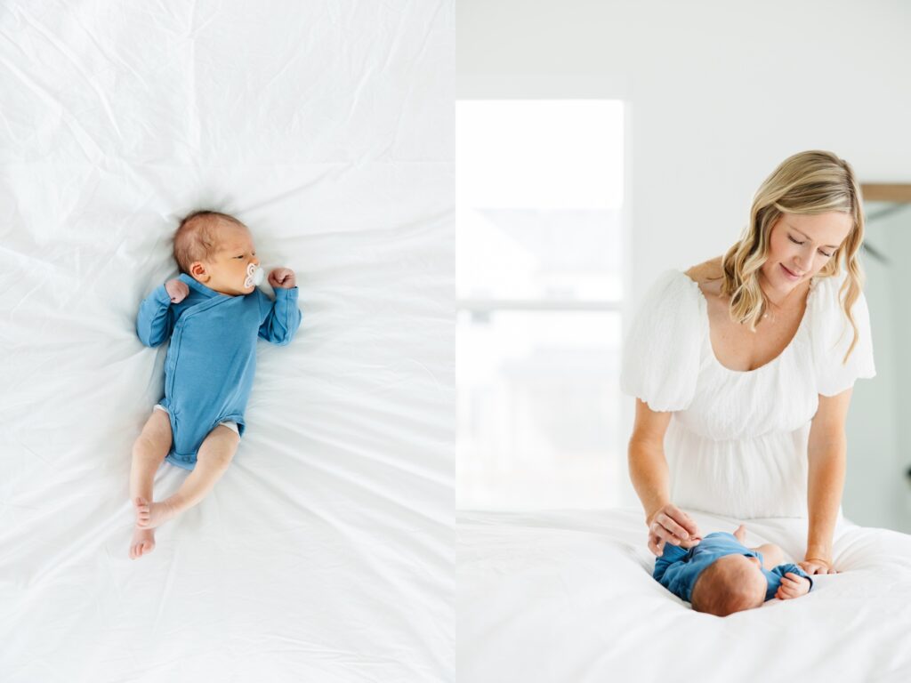Salt Lake City Newborn Photographer. Soothing Baby.