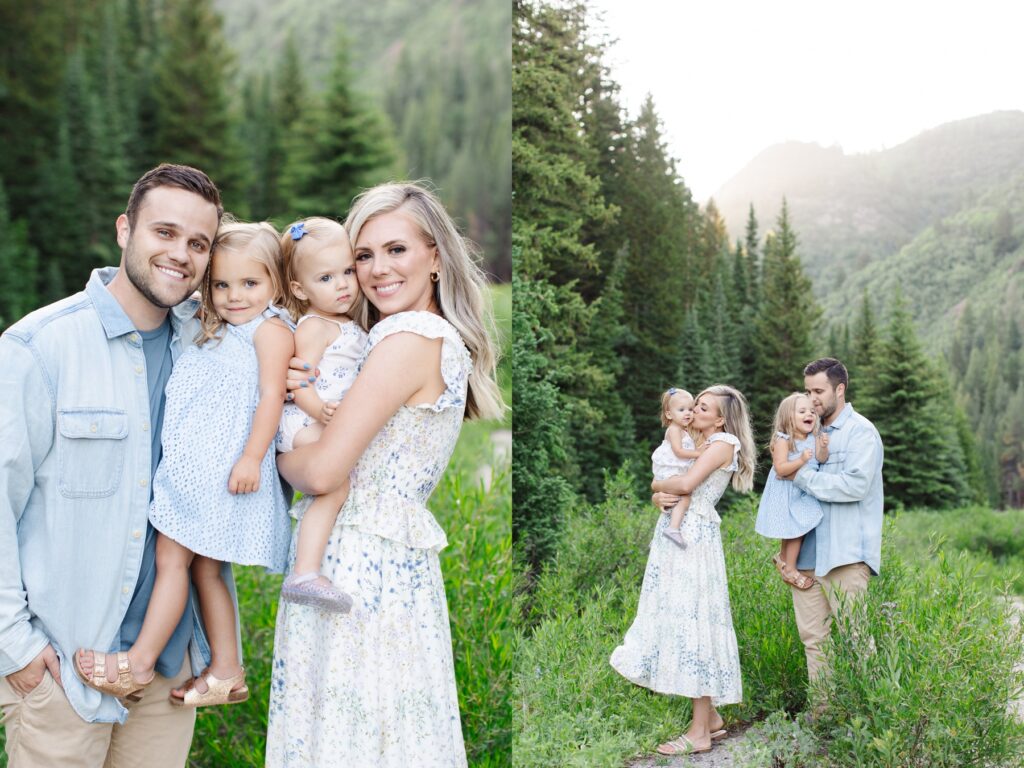 Extended Family Photography in Utah Mountains.