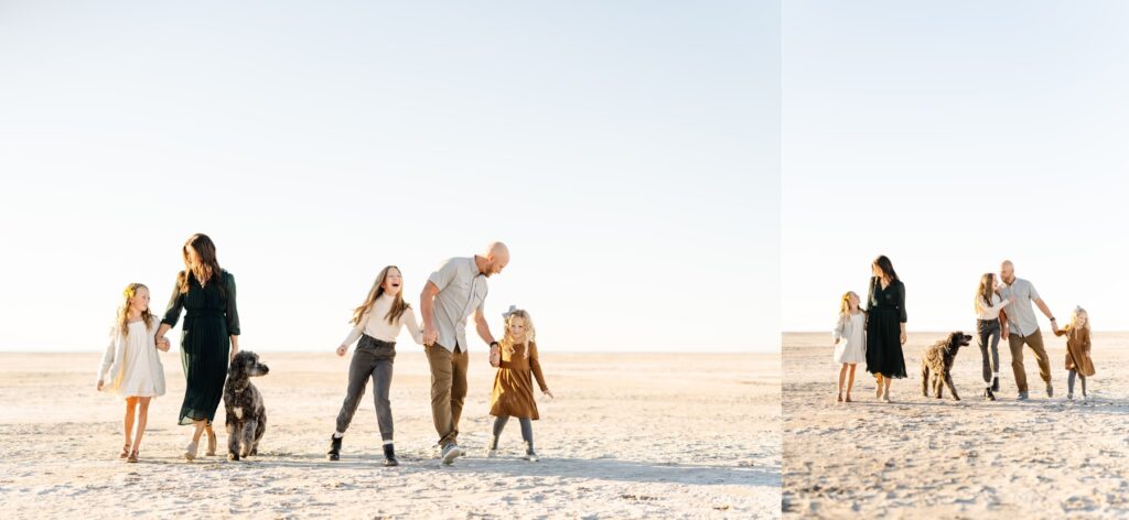 Family Playing at The Great Saltair